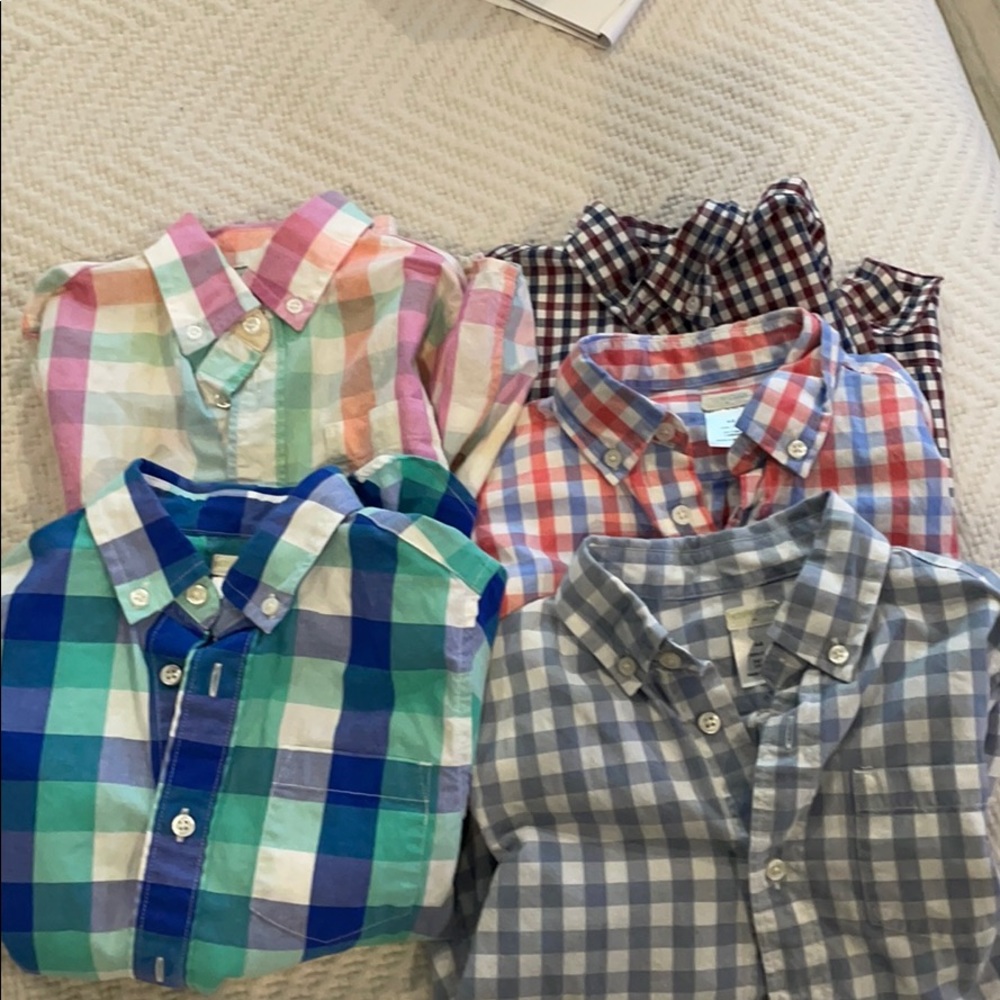 Boys long sleeve button up shirt